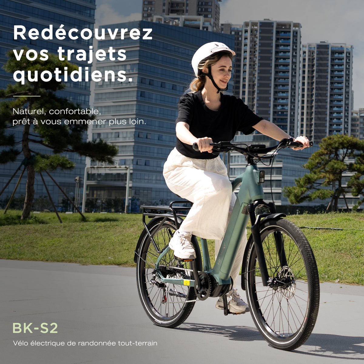 BK-S2 Vélo électrique de trekking tout-terrain