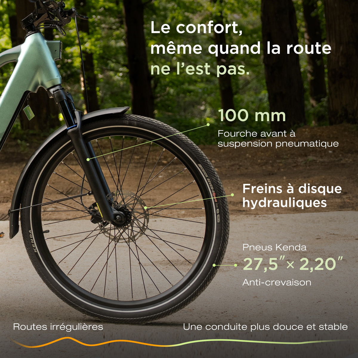 BK-S2 Vélo électrique de trekking tout-terrain