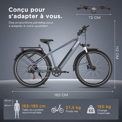 BK-U2 Vélo électrique pour les trajets urbains