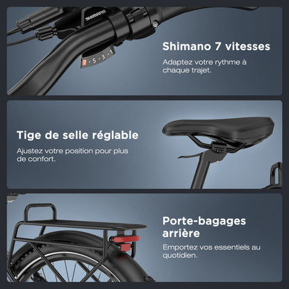 BK-U2 Vélo électrique pour les trajets urbains