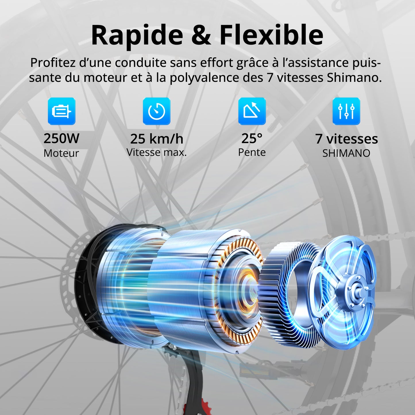 BK7S Plus Vélo électrique 29 pouces
