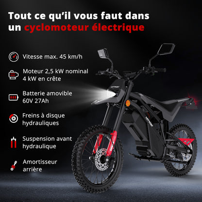 HT500 Grande motocyclette tout-terrain