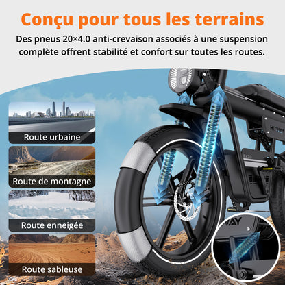 BK30 Vélo électrique à pneus larges