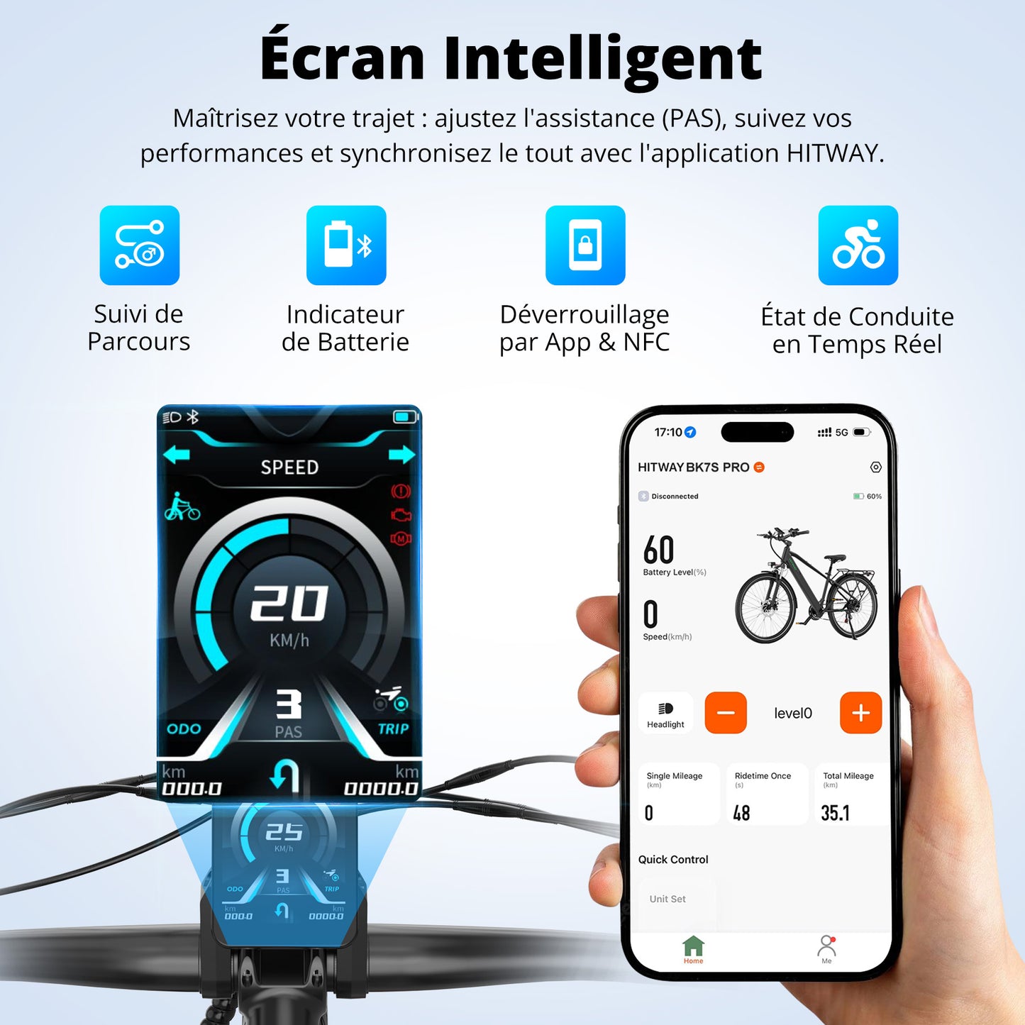 BK7S PRO Vélo électrique 27,5 pouces