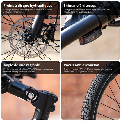 BK-U1 - Vélo électrique à moteur central