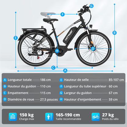 BK-U1 - Vélo électrique à moteur central