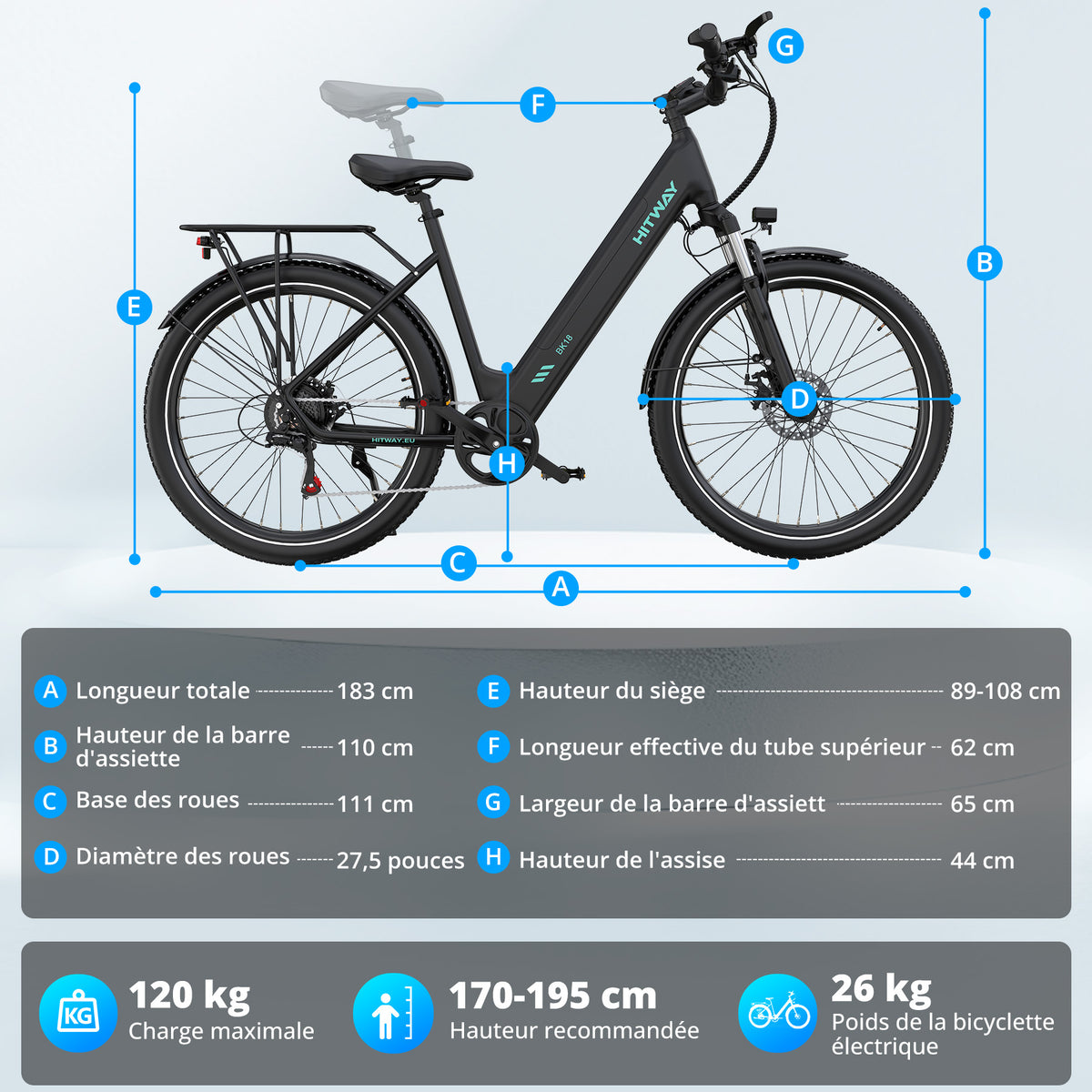 BK18S Vélo électrique