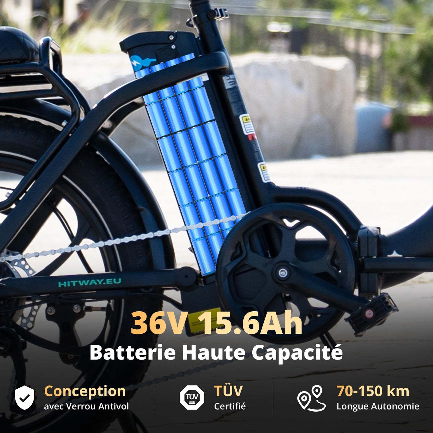 BK6S L1 Vélo électrique pliant