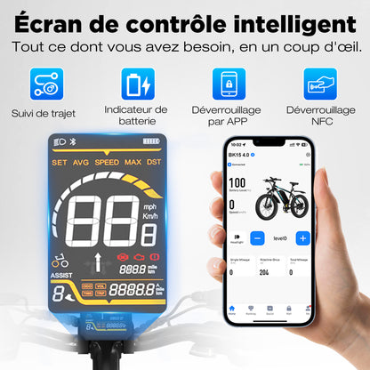 BK15 4.0 Vélo électrique à pneus larges