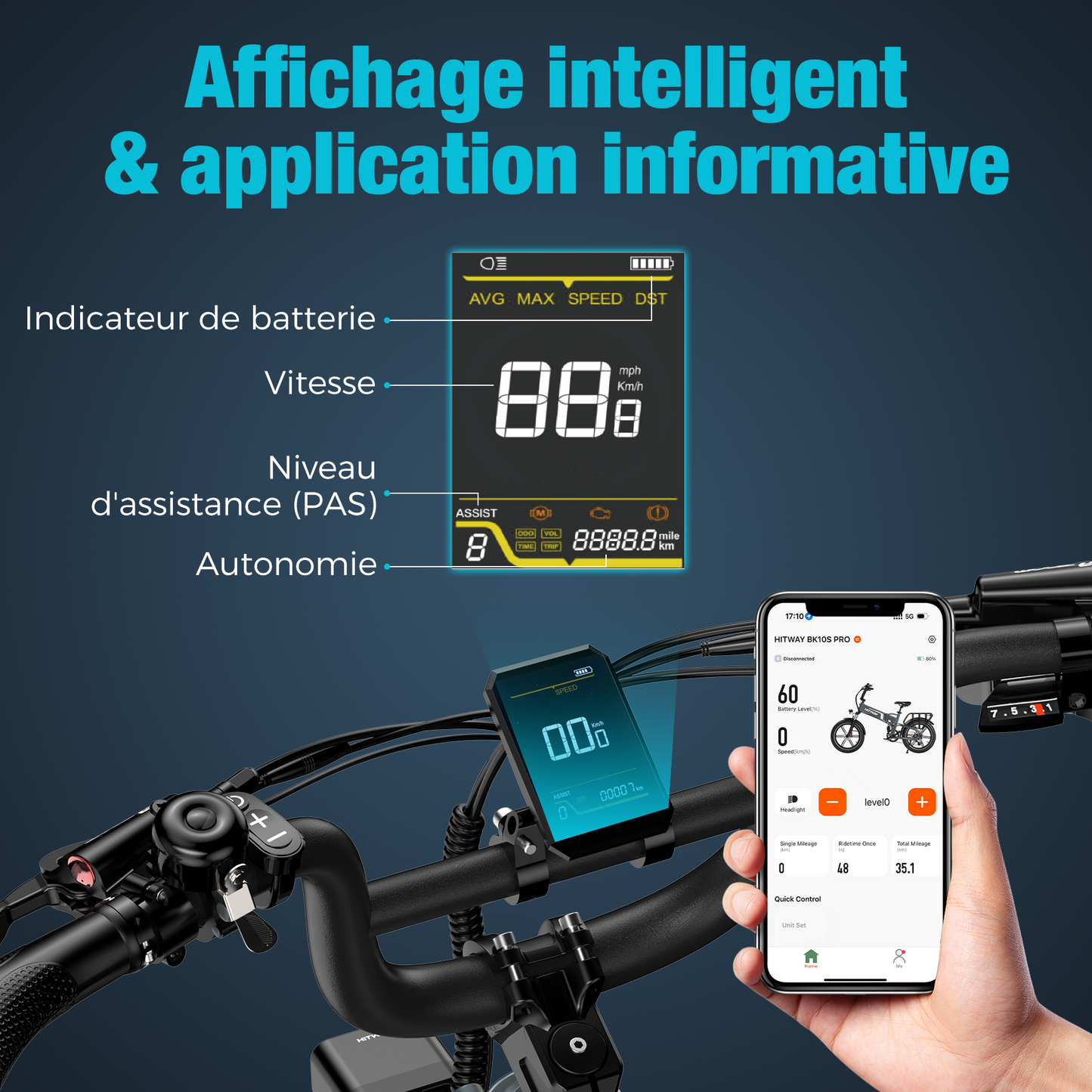 BK10S PRO Vélo électrique pliant