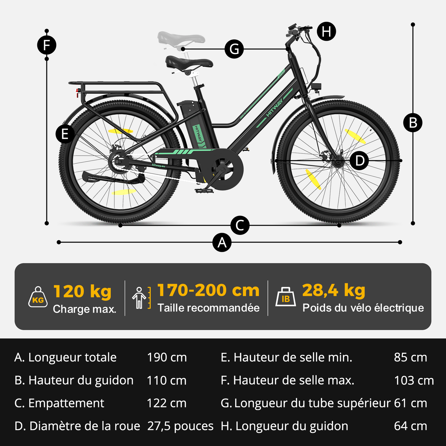 BK8SL Vélo Électrique Urbain