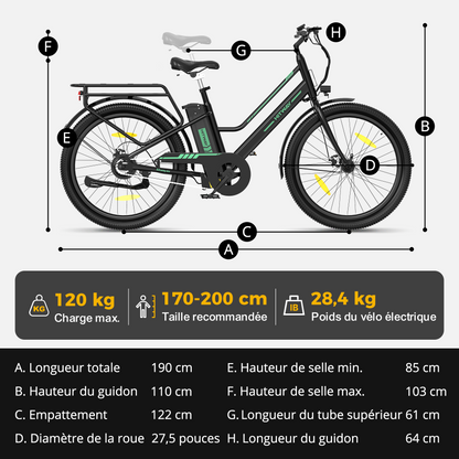BK8SL Vélo Électrique Urbain