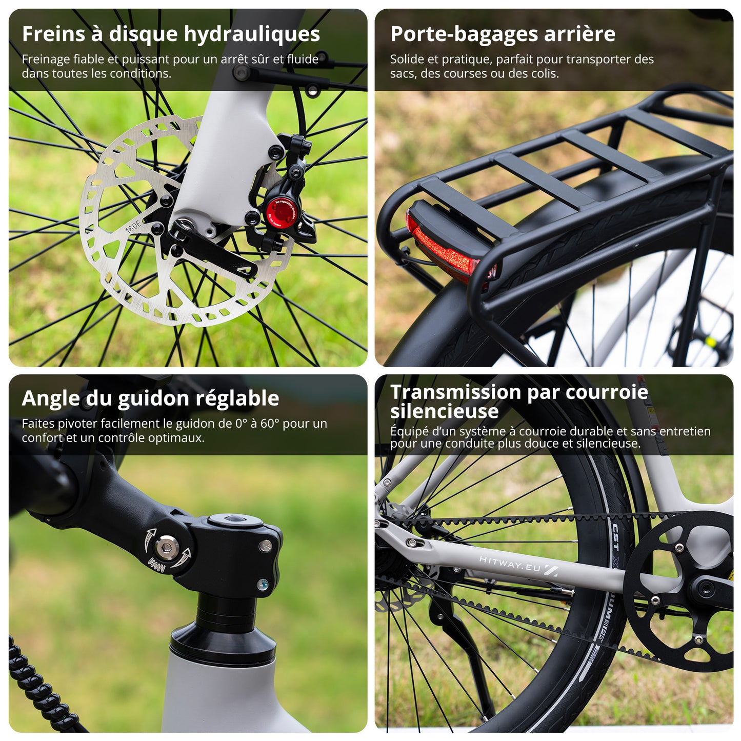BK18 PRO Vélo électrique à courroie