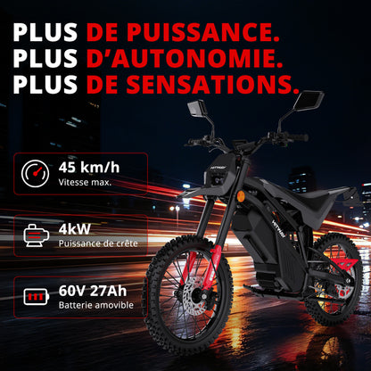 HT500 Grande motocyclette tout-terrain