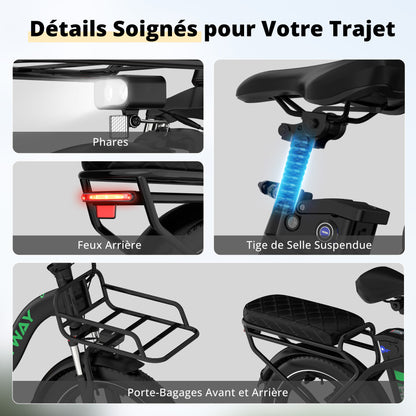 BK6S L1 Vélo électrique pliant