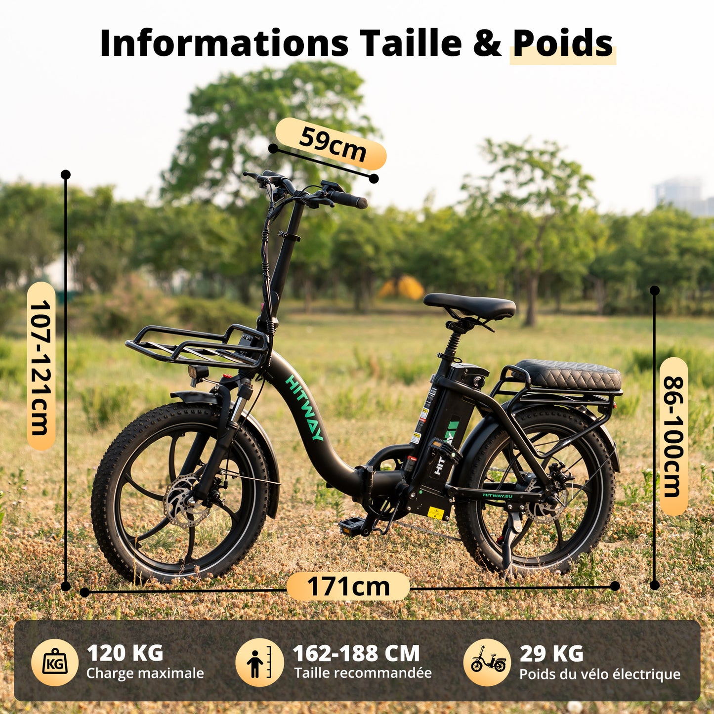 BK6S L1 Vélo électrique pliant