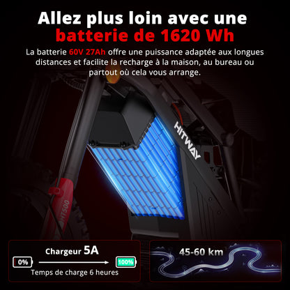 HT500 Grande motocyclette tout-terrain