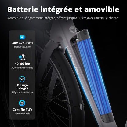BK18 PRO Vélo électrique à courroie