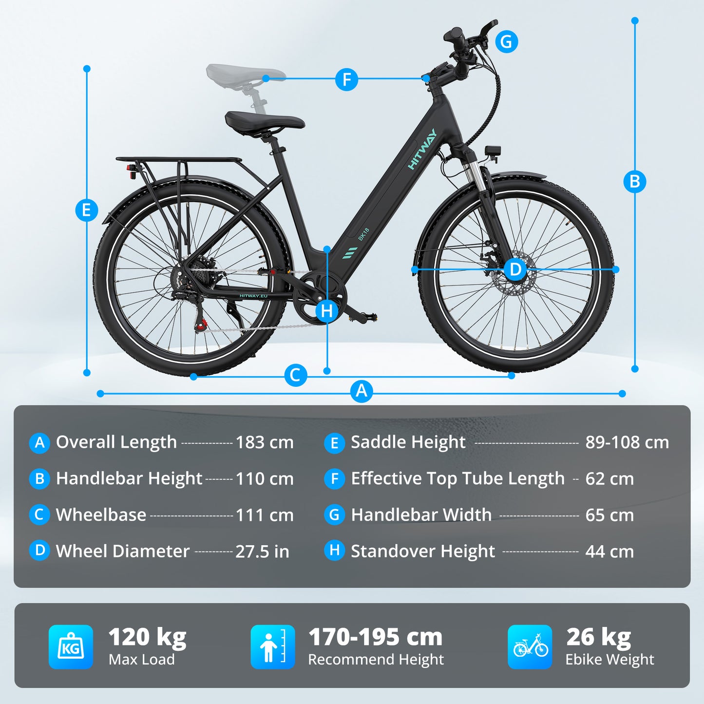 BK18S Vélo électrique