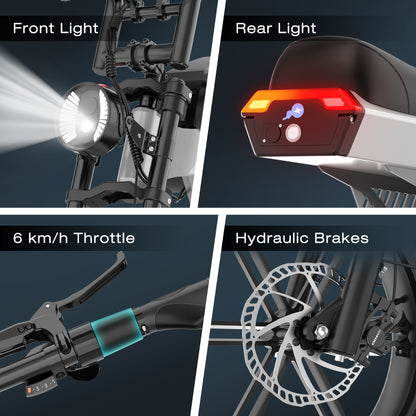 BK28 Vélo électrique à roues fat Tyre