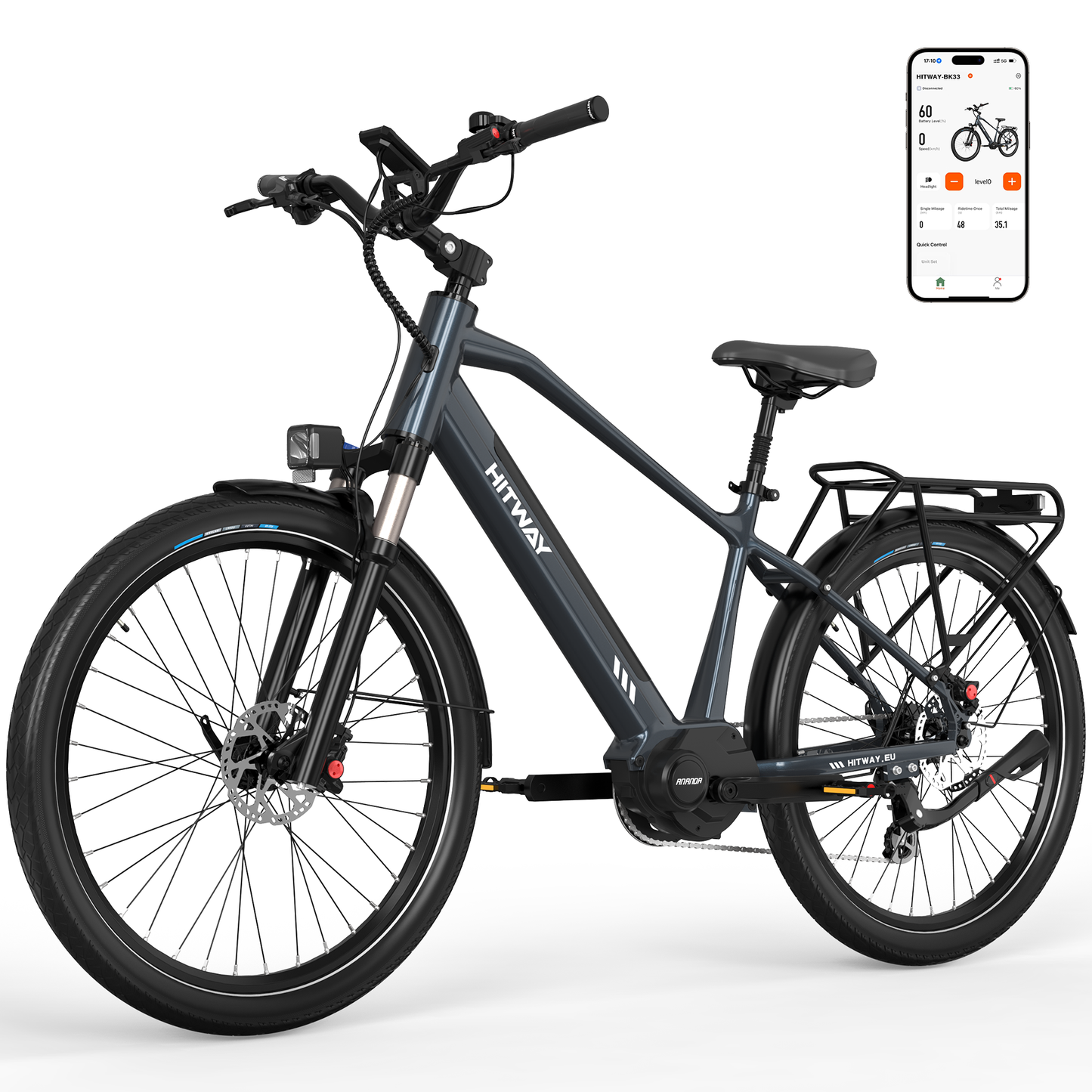 BK33 Vélo électrique à moteur central