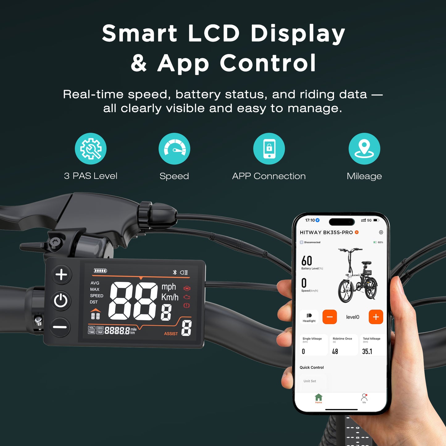 BK35S PRO 20" Vélo électrique pliable