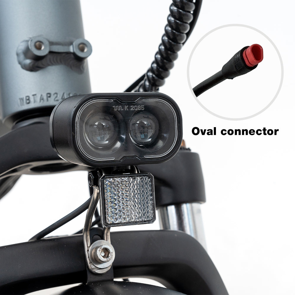 Feu avant pour vélo électrique
