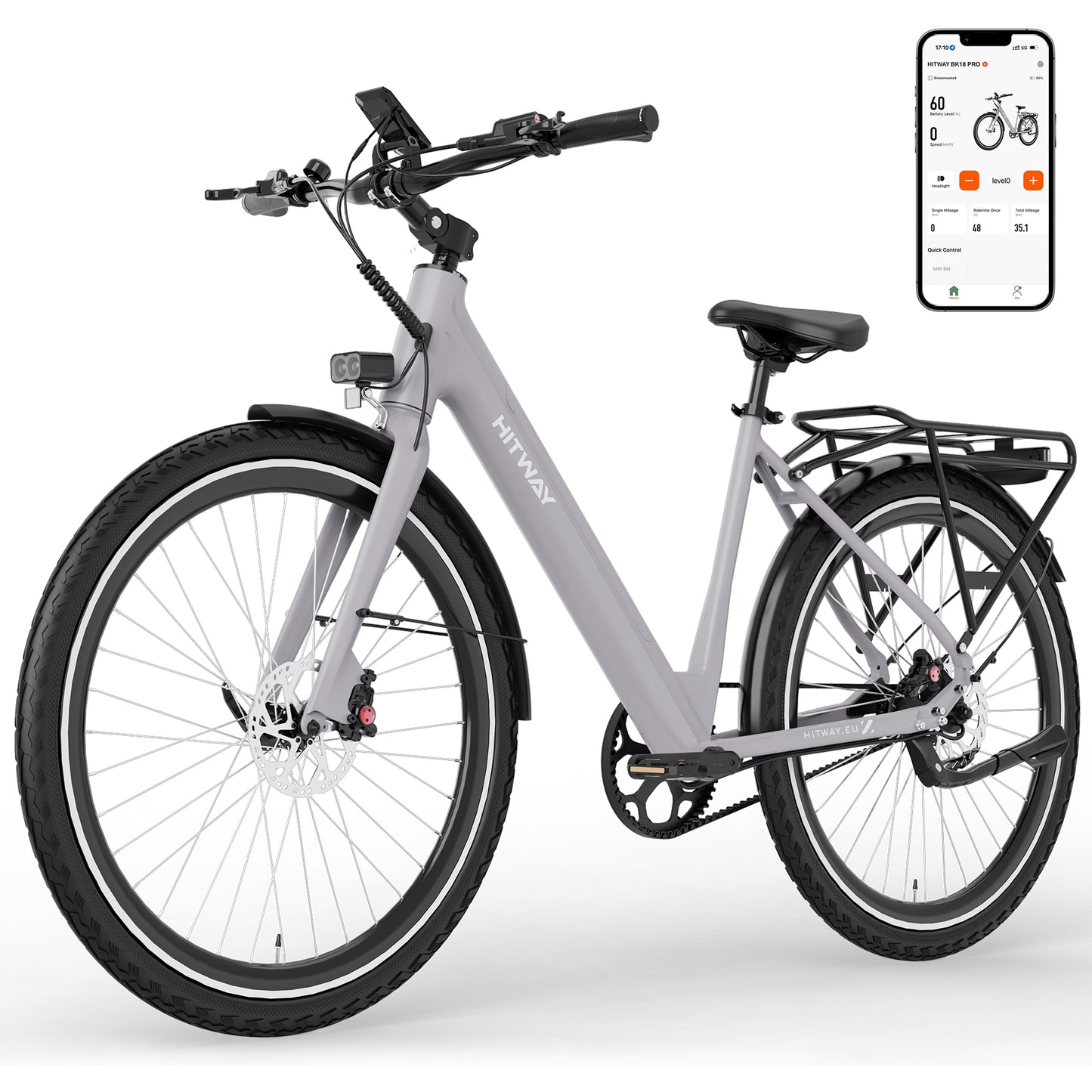 BK18 PRO Vélo électrique à courroie