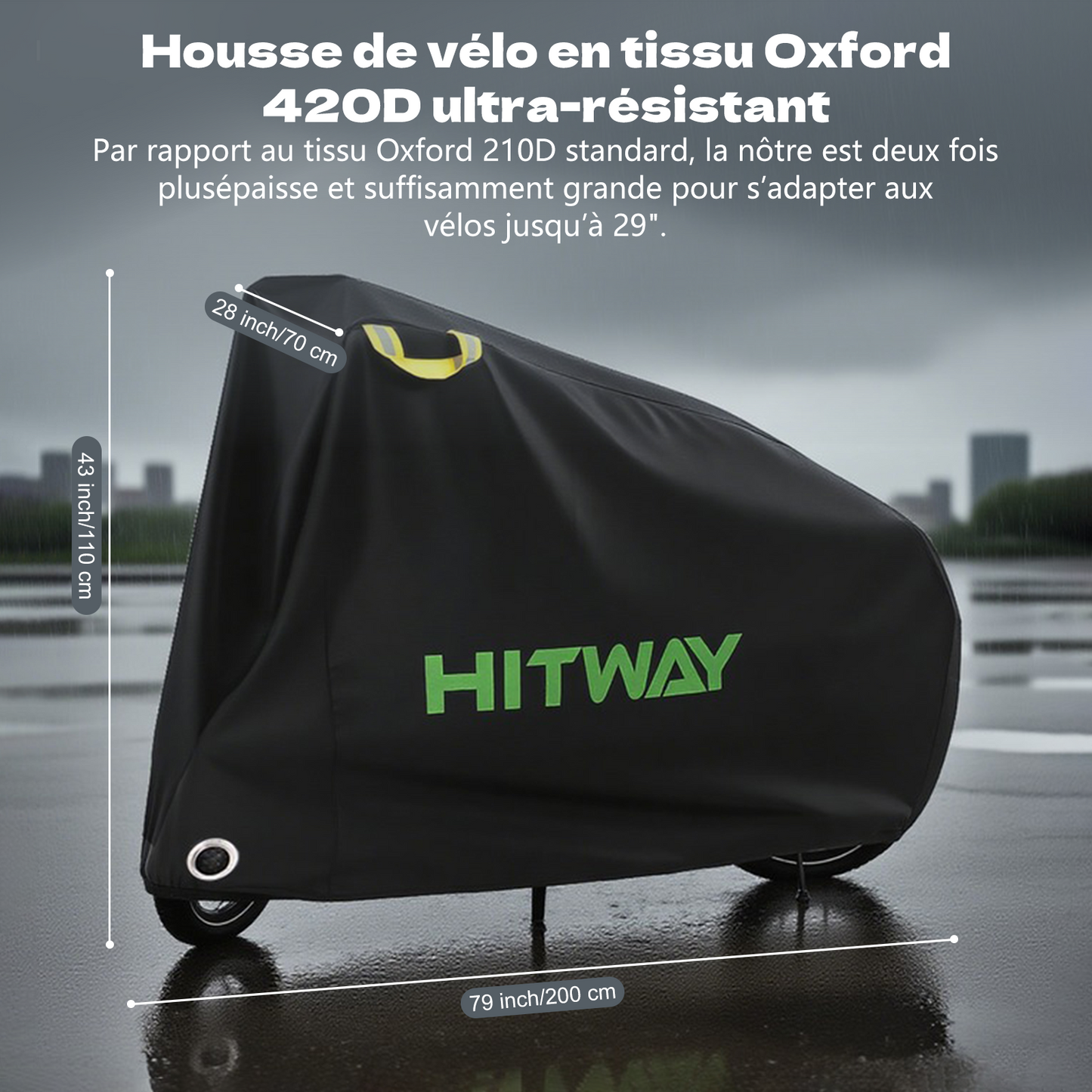 Housse de Vélo Imperméable 420D