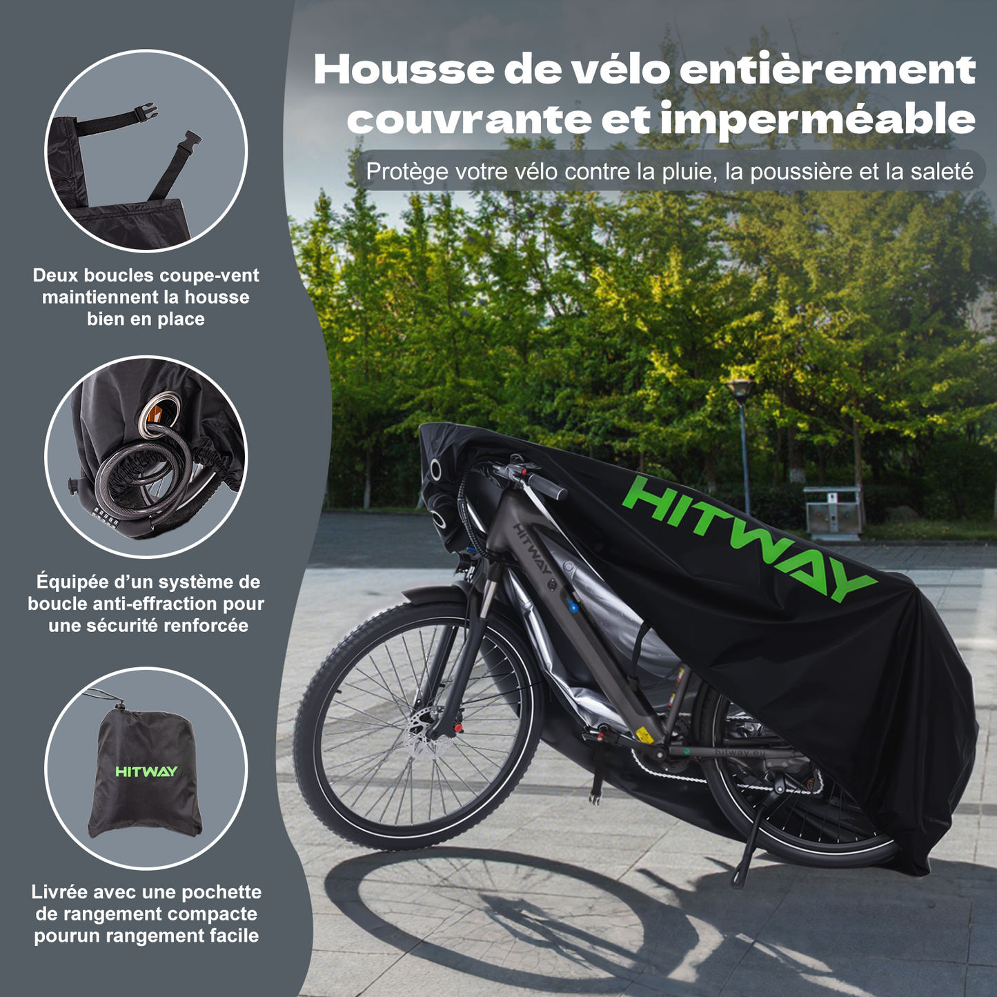 Housse de Vélo Imperméable 420D