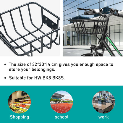 Panier Avant pour Vélo 1 pour BK8/BK8S/BK8SP