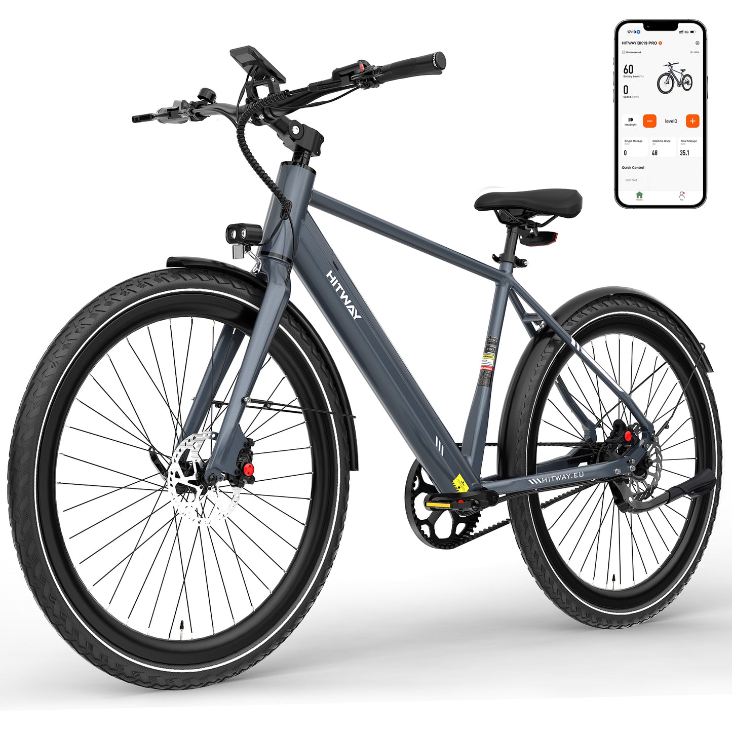 BK19 PRO Vélo électrique à courroie