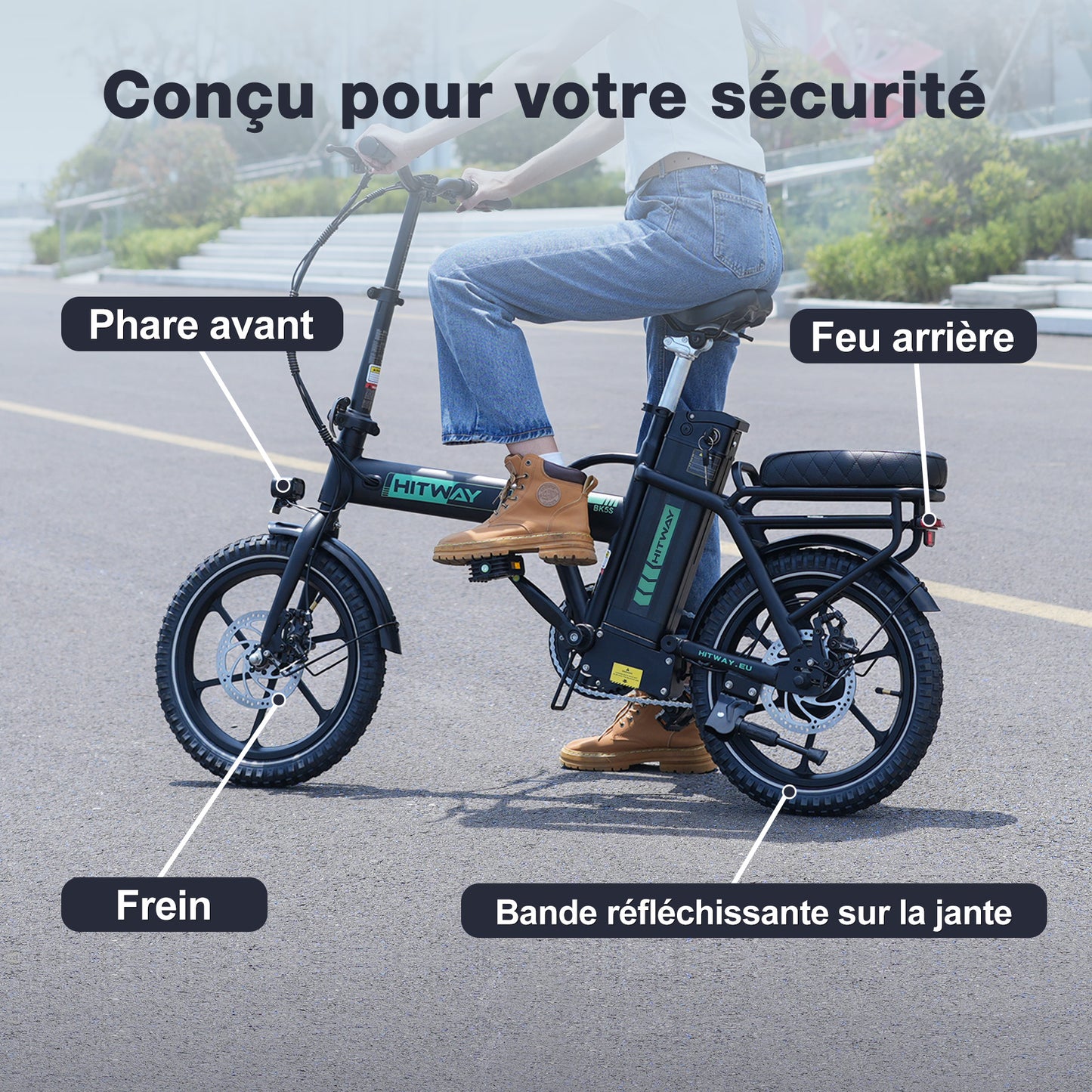 BK5SL Vélo électrique pliant