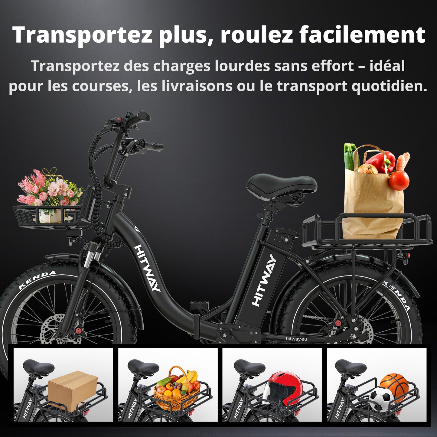 BK6S Plus Vélo cargo électrique