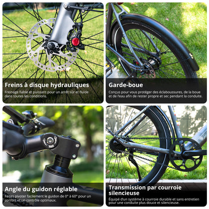 BK19 PRO Vélo électrique à courroie