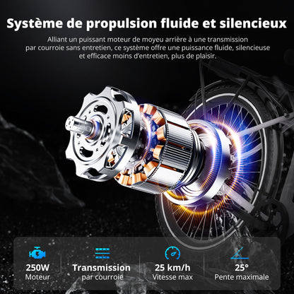 BK18 PRO Vélo électrique à courroie