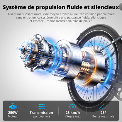 BK19 PRO Vélo électrique à courroie