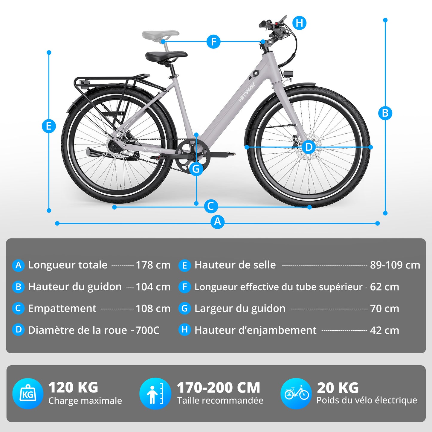 BK18 PRO Vélo électrique à courroie