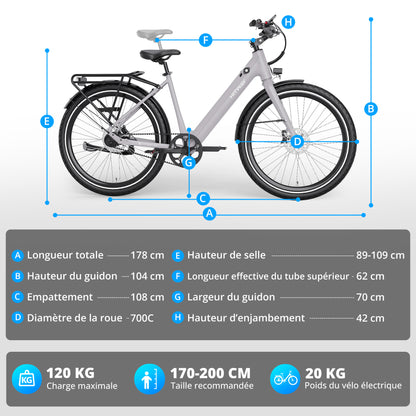 BK18 PRO Vélo électrique à courroie