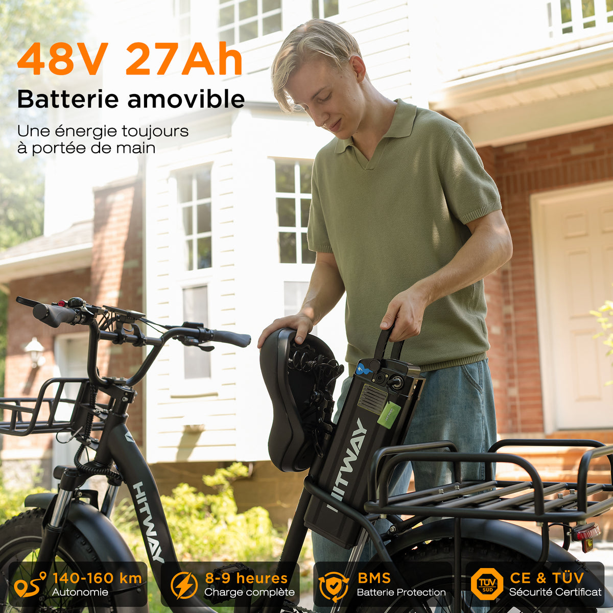 BK6S Plus Vélo cargo électrique