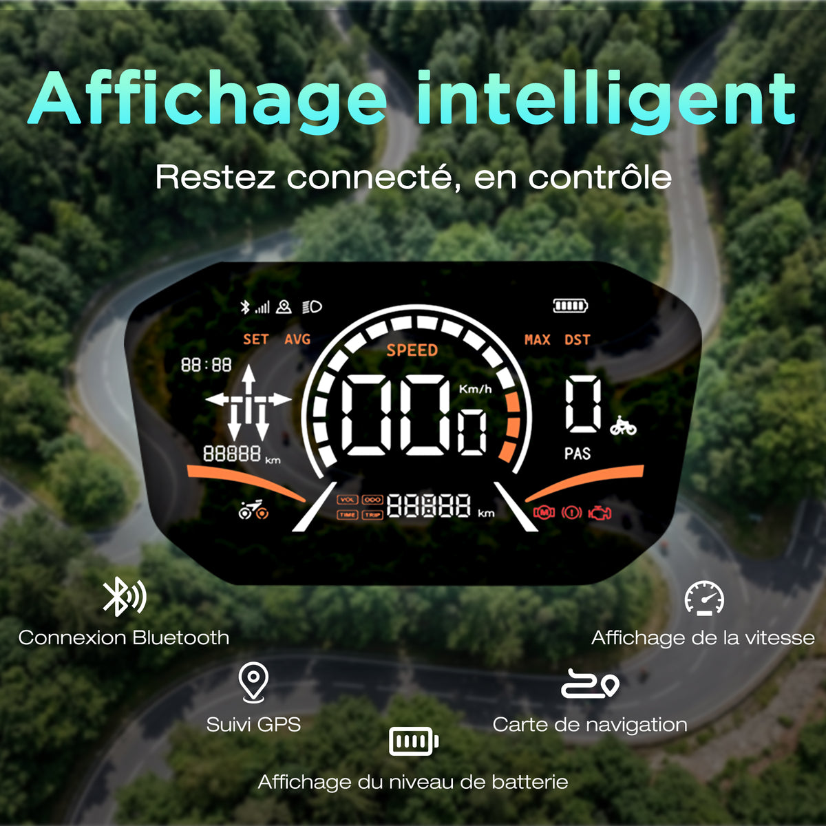 BK28 Vélo électrique à roues Fat Tyre