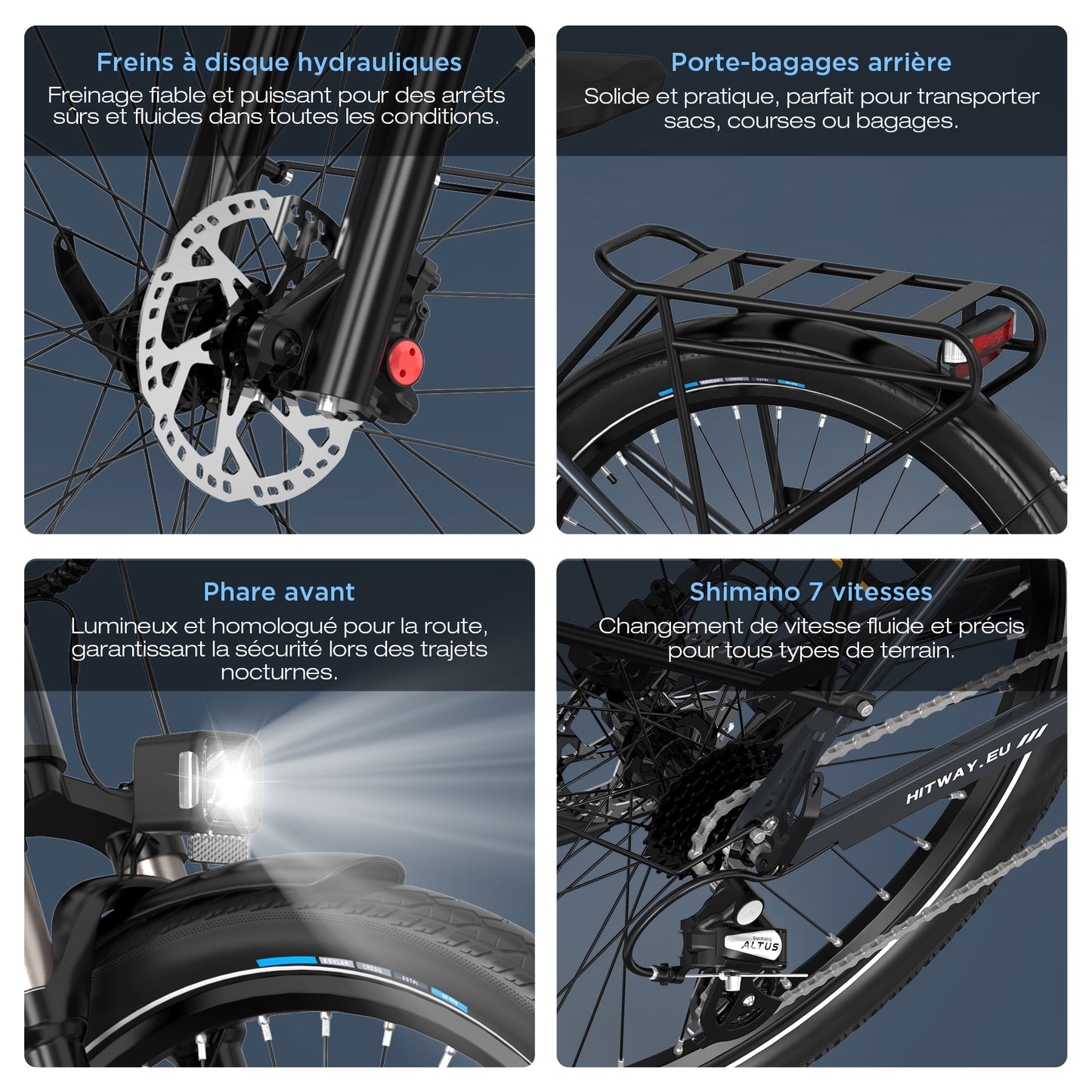 BK33 Vélo électrique à moteur central