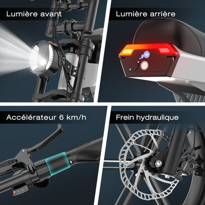 BK28 Vélo électrique à roues Fat Tyre