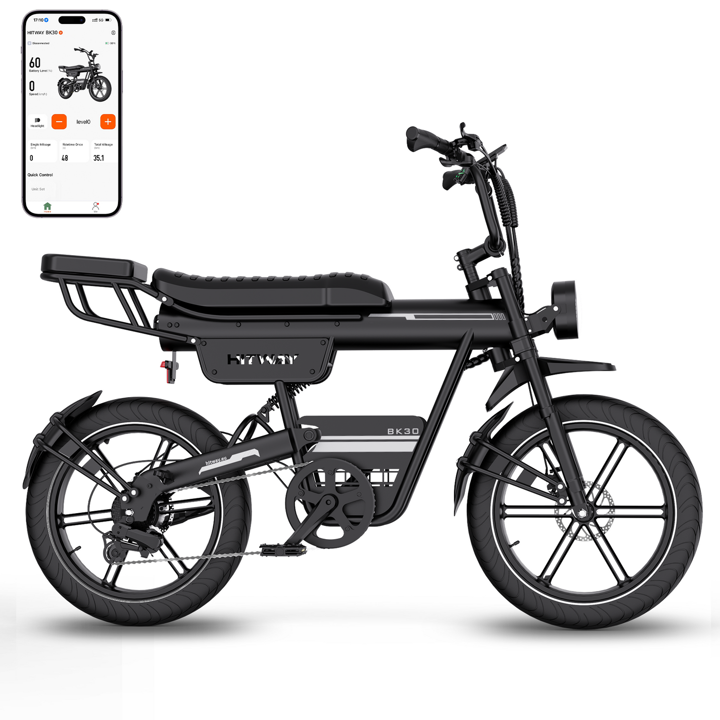 BK30 Vélo électrique à pneus larges