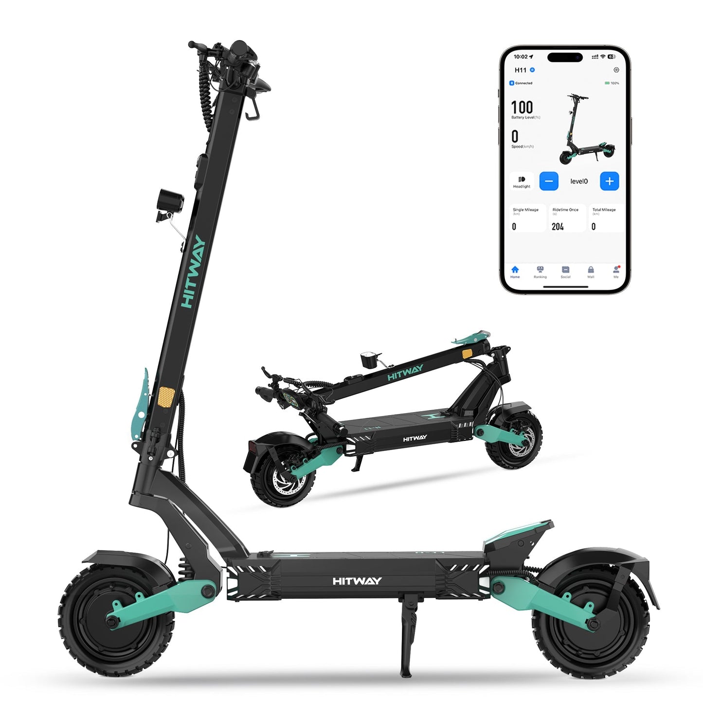 H11 1600W×2 Trottinette Électrique